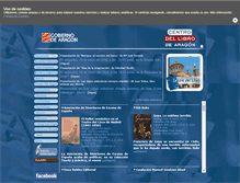 Tablet Screenshot of centrodellibrodearagon.es